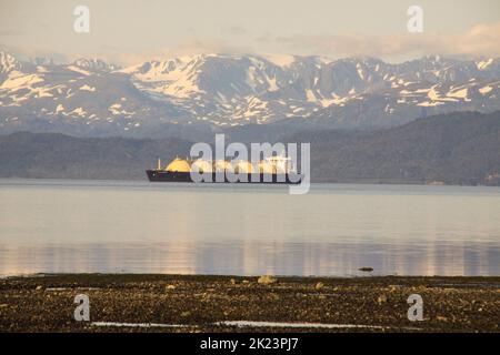 Marina and fishing port Photographed near Homer, Alaska. Homer is a city in Kenai Peninsula Borough in the U.S. state of Alaska. It is 218 mi (351 km) Stock Photo