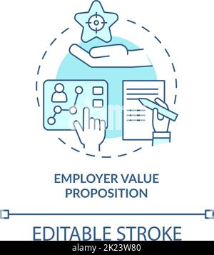 Value proposition turquoise concept icon Stock Vector Image & Art - Alamy