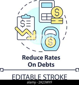 Calculate Interest Rate icon Stock Vector Image & Art - Alamy