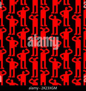 Haters background. bullying pattern seamless. People swear and point fingers. Stock Vector
