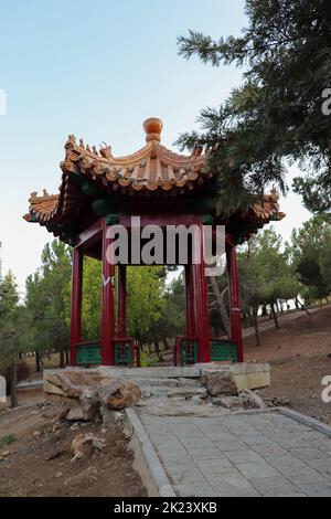 Amman, Jordan : china house (Asian House) in AlHussein Public Parks Stock Photo