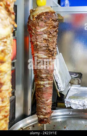 Arabian Chicken Oven Shawarma Recipe Stock Photo