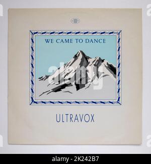 Picture cover of the 12 inch single version of We Came to Dance by Ultravox, which was released in 1983 Stock Photo