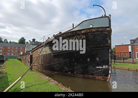 Imperial Chemical Industries, ICI Cuddington boat, built 1948 by Yarwood, W J & Sons Ltd, Northwich Stock Photo