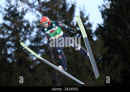 Markus Eisenbichler (TSV Siegsdorf) beim FIS Weltcup Skispringen Titisee-Neustadt Einzel Stock Photo