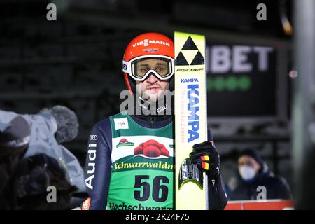 Markus Eisenbichler (TSV Siegsdorf) beim FIS Weltcup Skispringen Titisee-Neustadt Einzel Stock Photo