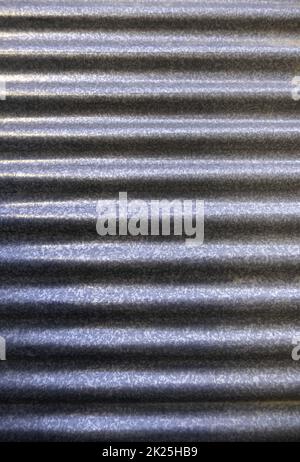 Metallic wall with waves Stock Photo