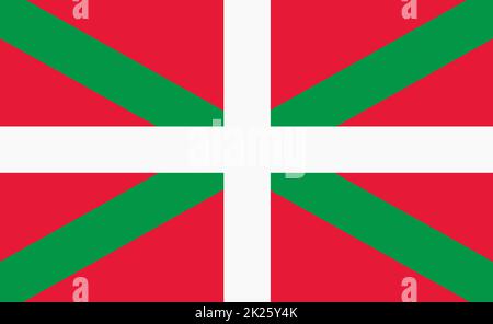 Basque region flag background illustration large file Stock Photo