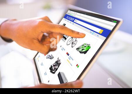 Online Ecommerce Shopping On Convertible Convertible Stock Photo