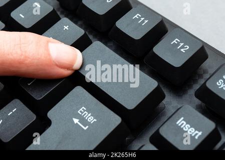 Typing New Blog Contents, Writing Movie Scripts, Creating Computer Codes, Listing Important Details, Computerized Letters, Developer Programming Applications Stock Photo