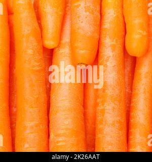 Carrots carrot background vegetable vegetables from above square Stock Photo