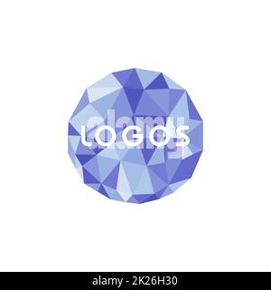 Isolated vector round. Abstract composition, polygonal construction, connecting dots and lines, space background, EPS 10 vector illustration. Wireframe mesh broken polygonal element. Sphere. Stock Photo