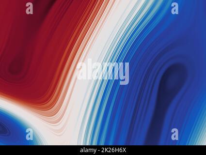 Abstract background - curved lines illustration Stock Photo