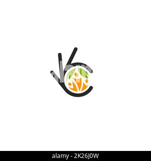 Ok symbol, Okay vector logo, high quality, people, union. Stock Photo