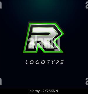 Letter A for video game logo and super hero monogram. Sport gaming ...