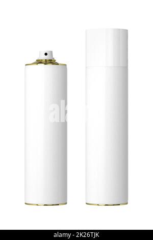 Air spray cans Stock Photo