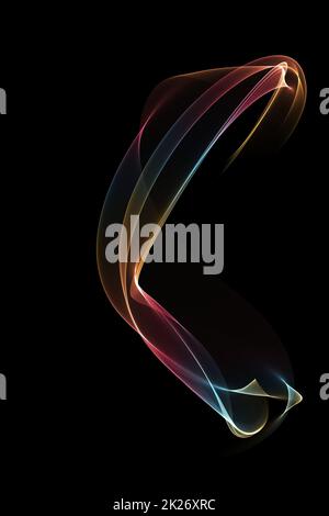 Abstract color vector wave. template for advertising Stock Photo - Alamy