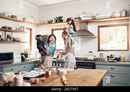 The secret ingredient in baking is always love Stock Photo