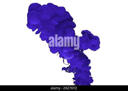 abstract powder splatted background. Colorful powder explosion on white background. Colored cloud Stock Photo