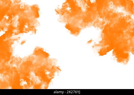 abstract powder splatted background. Colorful powder explosion on white background. Colored cloud Stock Photo