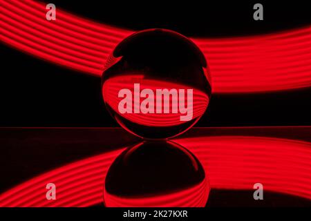 red lens ball Stock Photo
