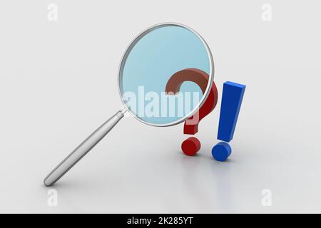Searching problems Stock Photo