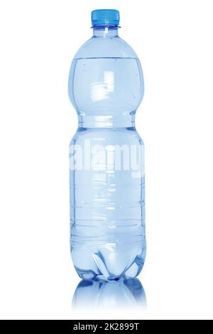 Water bottle isolated on white Stock Photo