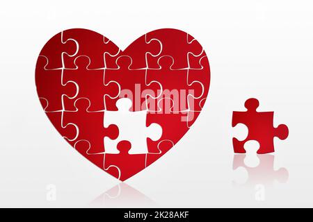 Concept of charity, love, donate, cardiology and helping hand. 3d Illustration. Stock Photo