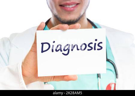 Diagnosis disease ill illness healthy health check-up screening doctor Stock Photo