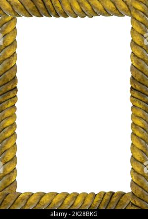 White Background With Column Borders Stock Photo