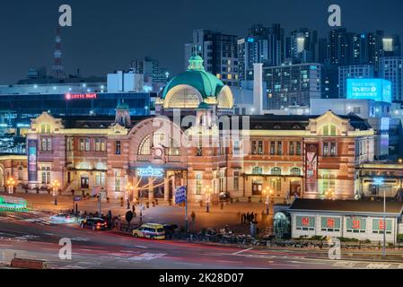 South Korea, Seoul railway Station Stock Photo