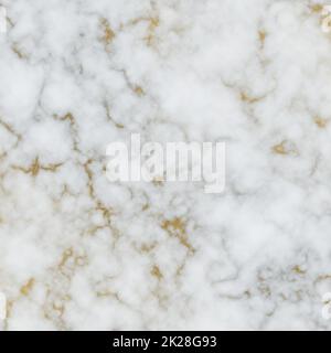 White Marble Texture with Gold Stock Photo