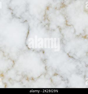 White Marble Texture with Gold Stock Photo