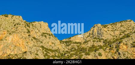 Rocky Mountains, Delphi Sanctuary, Greece Stock Photo