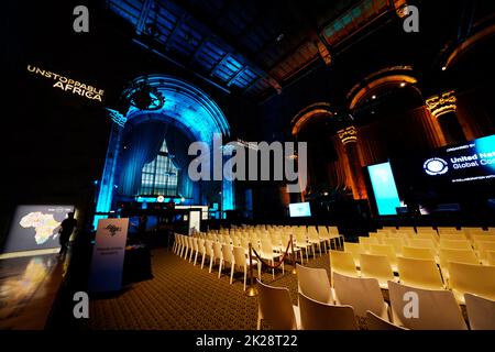 09/19/2022 New York, New York Atmosphere at The Unstoppable Africa Conference, held at Cipriani 42nd Street in New York City, Monday, September 19, 2022. Photo by Jennifer Graylock-Graylock.com 917-519-7666 Stock Photo