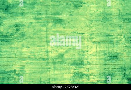 Concrete wall - Green grunge texture Stock Photo