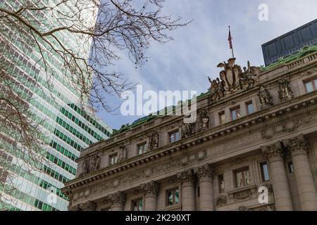 National Museum of the American Indian - Old U.S. Custom House Stock Photo