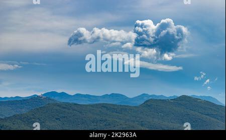 Cloud Formation and Landscape Stock Photo