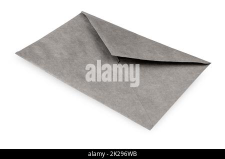 Paper envelope isolated on a white background Stock Photo