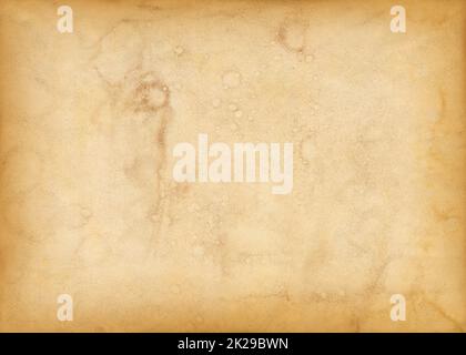 Old grunge paper sheet. Parchment texture background Stock Photo