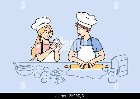 Baking and leisure fun concept Stock Photo