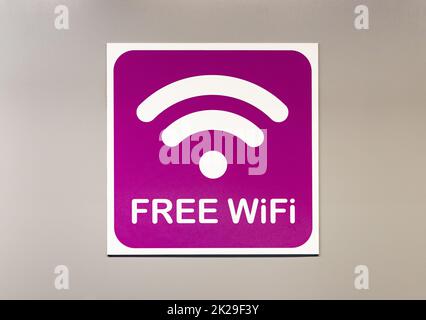 Free WiFi Sign Stock Photo