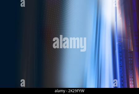 Graphical abstract digital background with binary code at back concept series Stock Photo