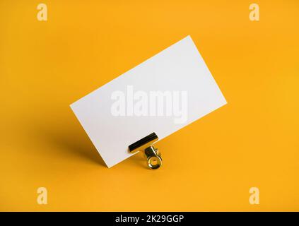 Blank business card Stock Photo