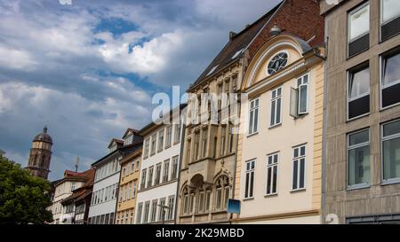 Buildings of the historic old town of Goettingen in Lower Saxony Germany Stock Photo