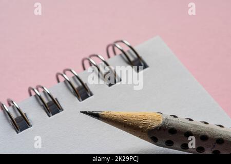 spiral notepad Stock Photo