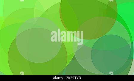 Abstract green circles overlay with white background Stock Photo - Alamy