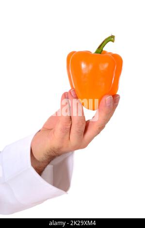 In the kitchen - preparation of fresh food Stock Photo