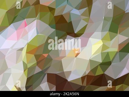 Colorful polygonal mosaic background out of triangles for creative design work Stock Photo