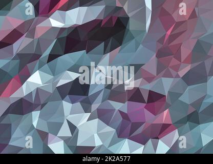 Colorful polygonal mosaic background out of triangles for creative design work Stock Photo